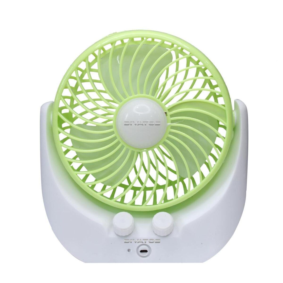 Mini Portable 3 Speeds Chargeable Table Fan