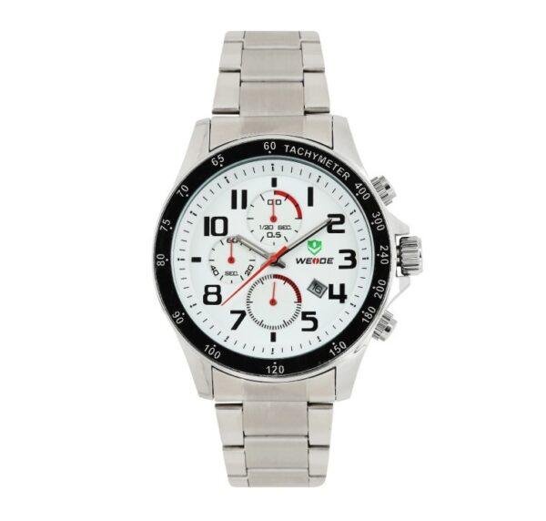 Weide WH3308-2C Solid Stainless Steel Analog Wrist Watch