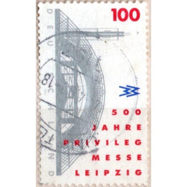100 Deuchland 500 Jahre Privileg Messe Leipzig Used Stamp