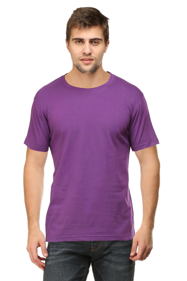 Plain Cotton Round Neck T-Shirt