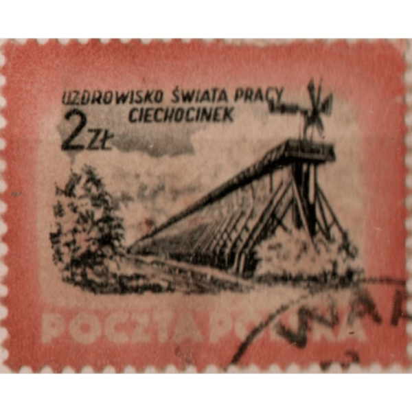 2 Poczta Polska Uzdrowisko Swiata Pracy Ciechocinek Used Stamp
