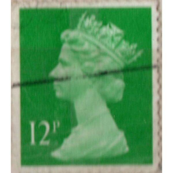 12 Queen Used Stamp