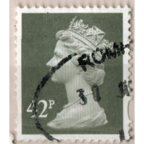 42 Queen Used Stamp