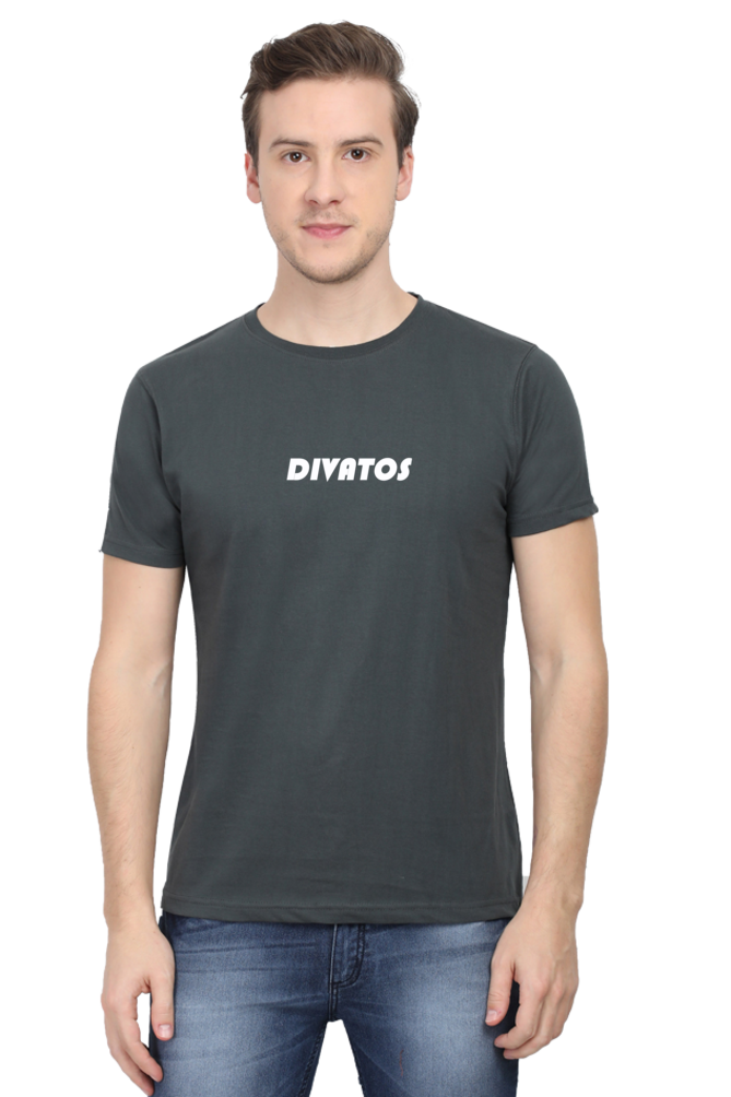 Divatos Printed Round Neck Cotton T Shirt