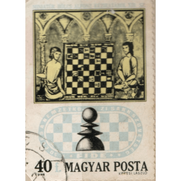 40 Magyar Posta Chess Used Stamp