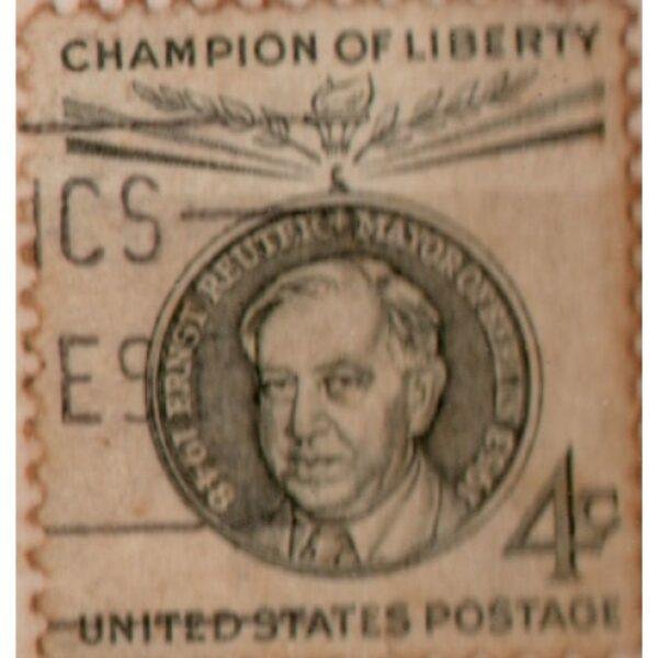 4 United States Postage Champion Of Liberty Used Stamp