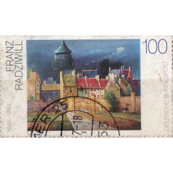 100 Franz Radziwill Used Stamp