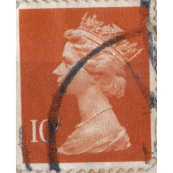 10 Queen Used Stamp
