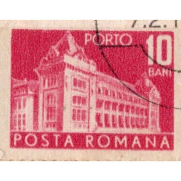 10 Posta Romana Used Stamp