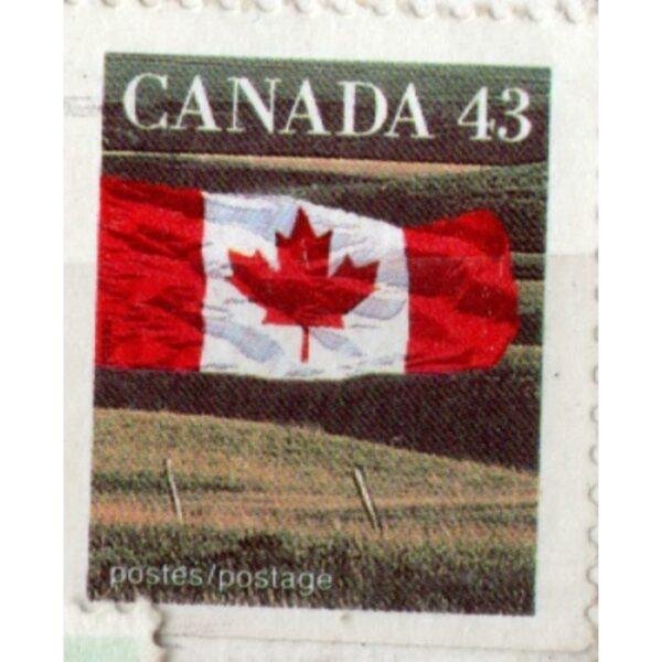 43 Canada Flag Used Stamp