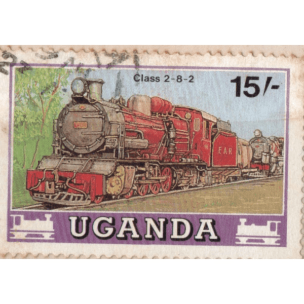 15 Uganda Class 2-8-2 Used Stamp