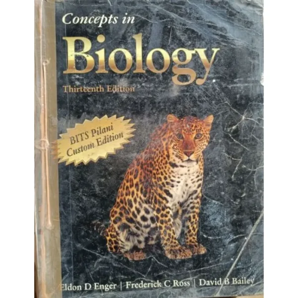 Concepts In Biology 13th Edition by Eldon D Enger