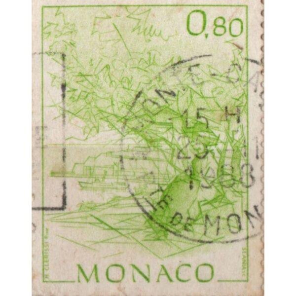 80 Monaco Used Stamp