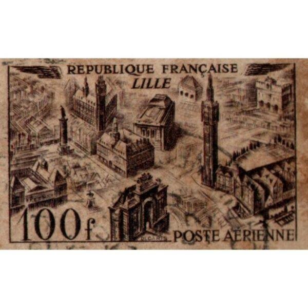 100 Republique Francaise Lille Used Stamp