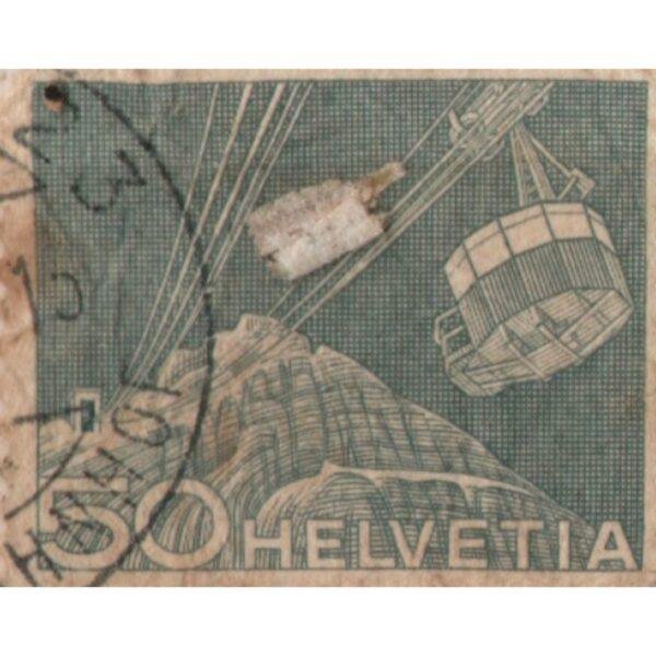 50 Helvetia Used Stamp