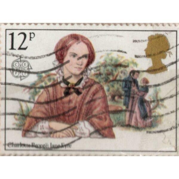 12 Charlotte Bronte Jane Eyre Used Stamp