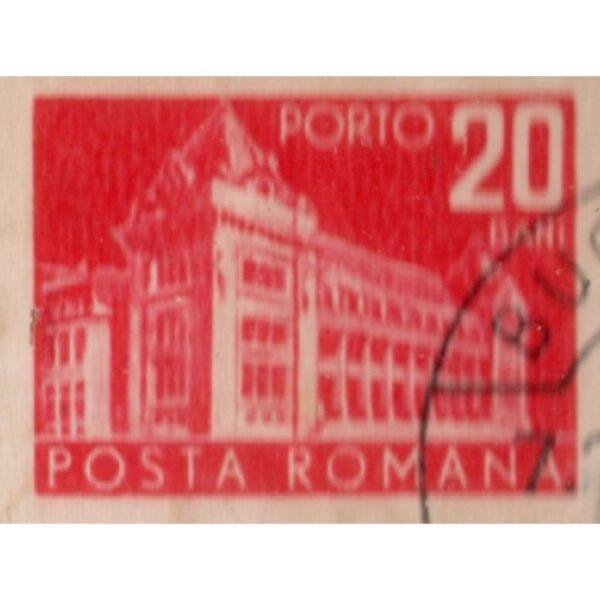 20 Posta Romana Porto Used Stamp