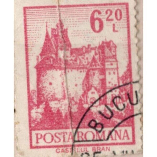 620 Posta Romana Bran Castle Used Stamp