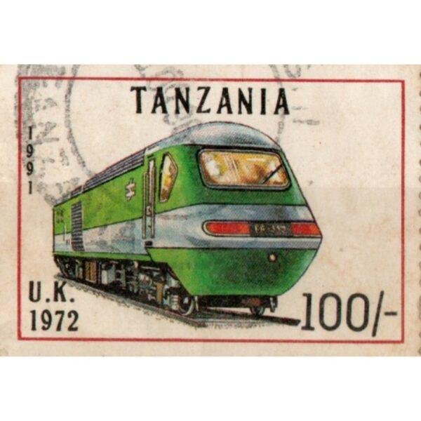 100 Tanzania UK 1972 Used Stamp