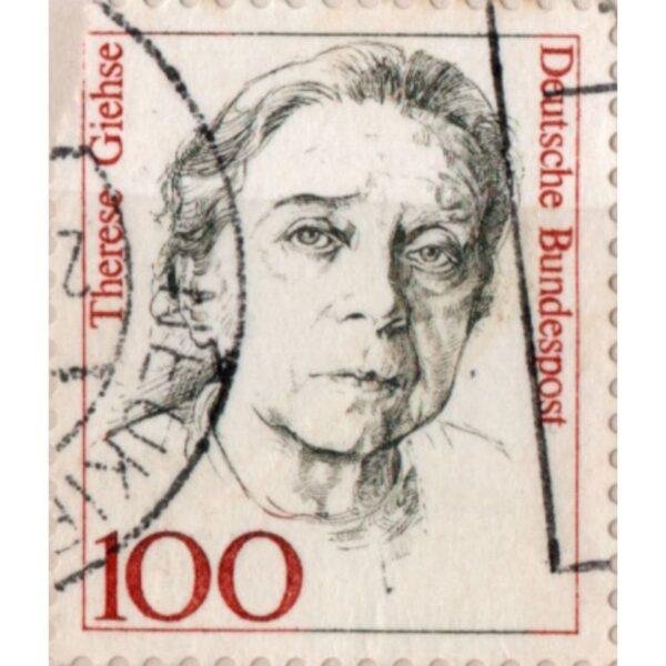 100 Deutsche Bundespost Therese Giehse Used Stamp