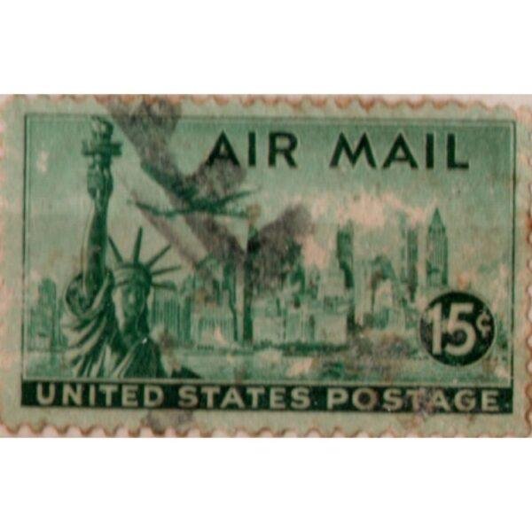15 United States Postage Air Mail Used Stamp