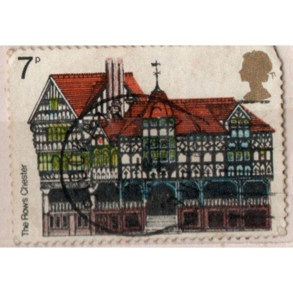 7 The Rows Chester Used Stamp