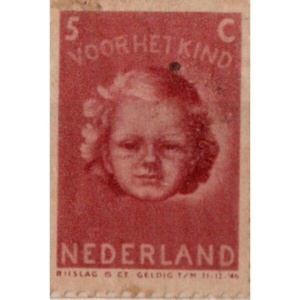 5 Nederland Voor Het Kind Used Stamp