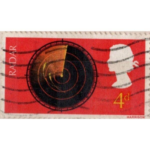 4 Radar Harrison Used Stamp