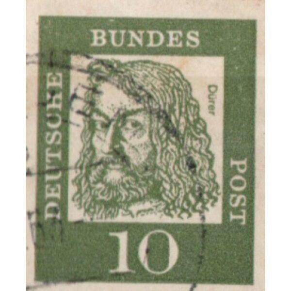 10 Deutsche Bundespost Durer Used Stamp