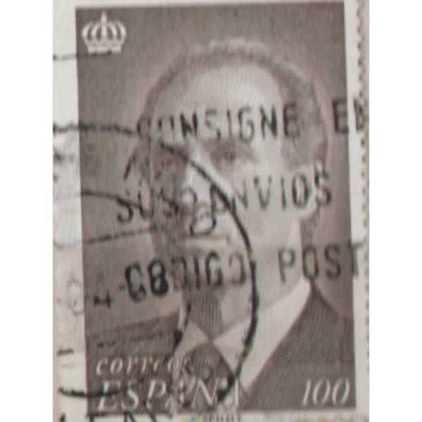 100 Espana Correos Used Stamp