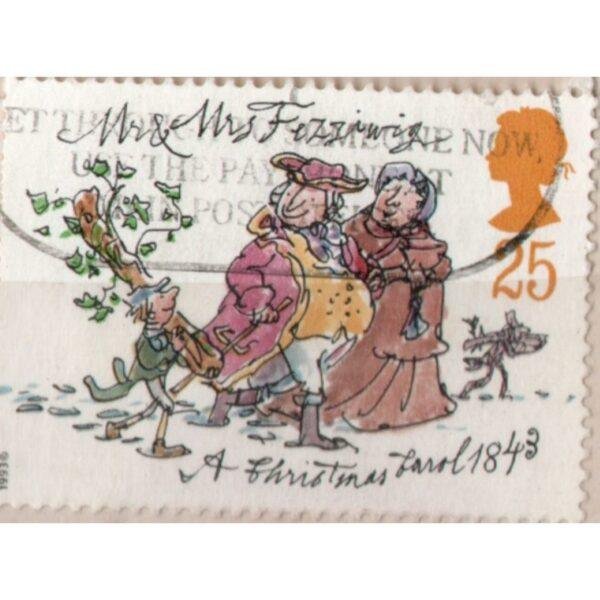 25 Mr And Mrs Fezziwig Used Stamp