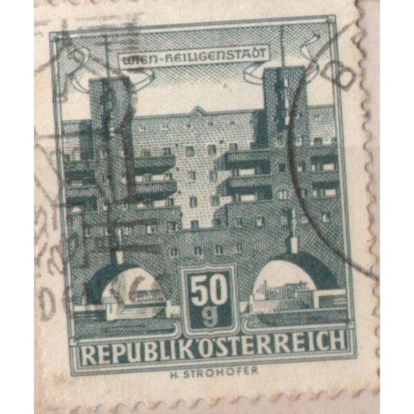 50 Republik Osterreich H Strohofer Used Stamp