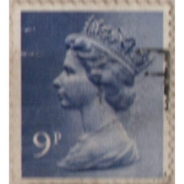 9 Queen Used Stamp