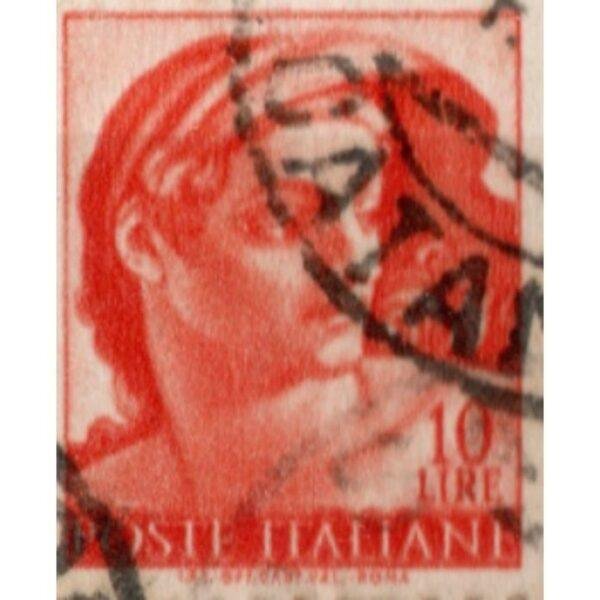 10 Poste Italiane Used Stamp