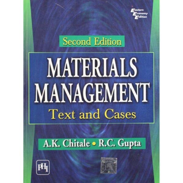 Materials Management Text and Cases by AK Chitale, RC Gupta