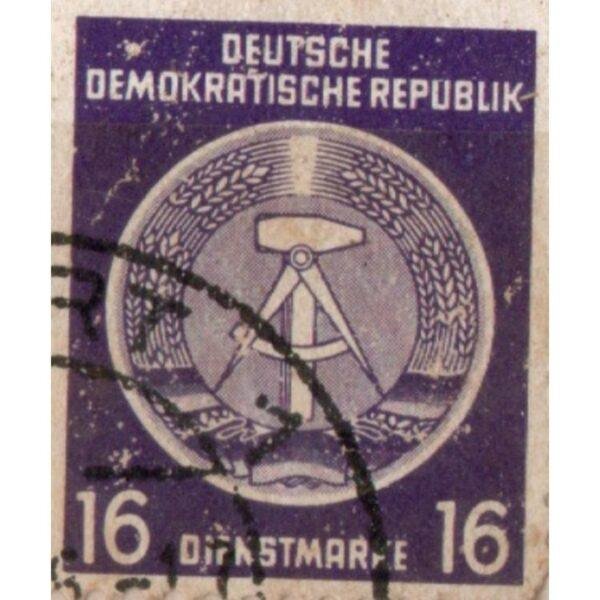 16 Deutsche Demokratiche Republik Used Stamp