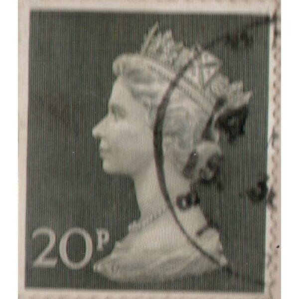 20 Queen Used Stamp