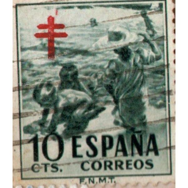 10 Espana Correos FNMT Used Stamp