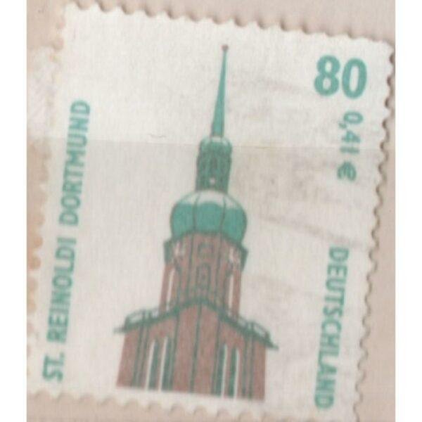 80 Deutschland St Reinoldi Dortmund Used Stamp