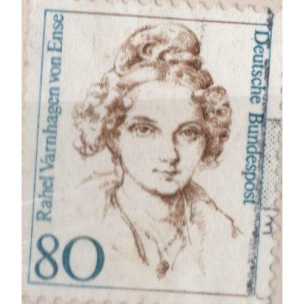 80 Deutsche Bundespost Rahel Varnhagen Von Ense Used Stamp