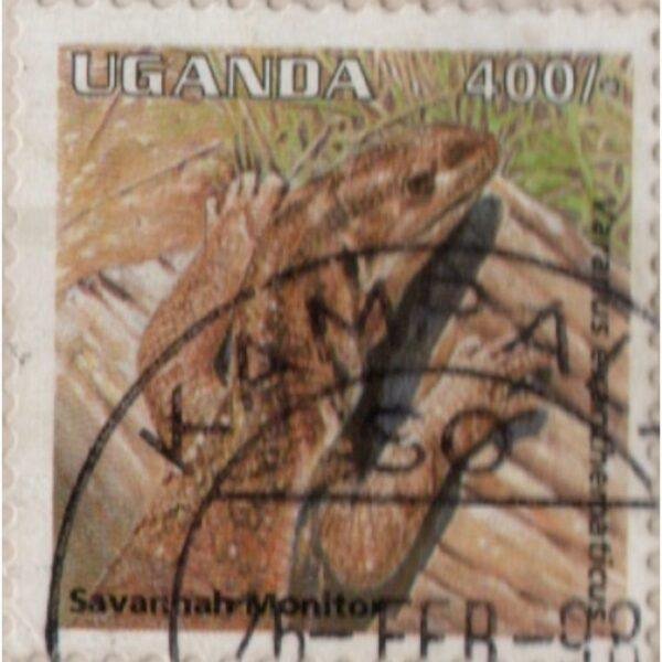 400 Uganda Savannah Monitor Used Stamp
