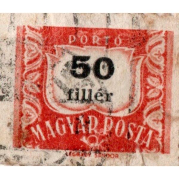 50 Magyar Posta Used Stamp
