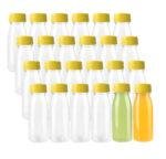 300ML Plastic Transparent Disposable Bottle With Yellow Cap