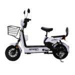 Green Udaan 30kms Range Electric Scooter White