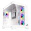 ICEMASTER Dynamite XL PRO 7 Infinity ARGB Fans Mid Tower Gaming Cabinet White