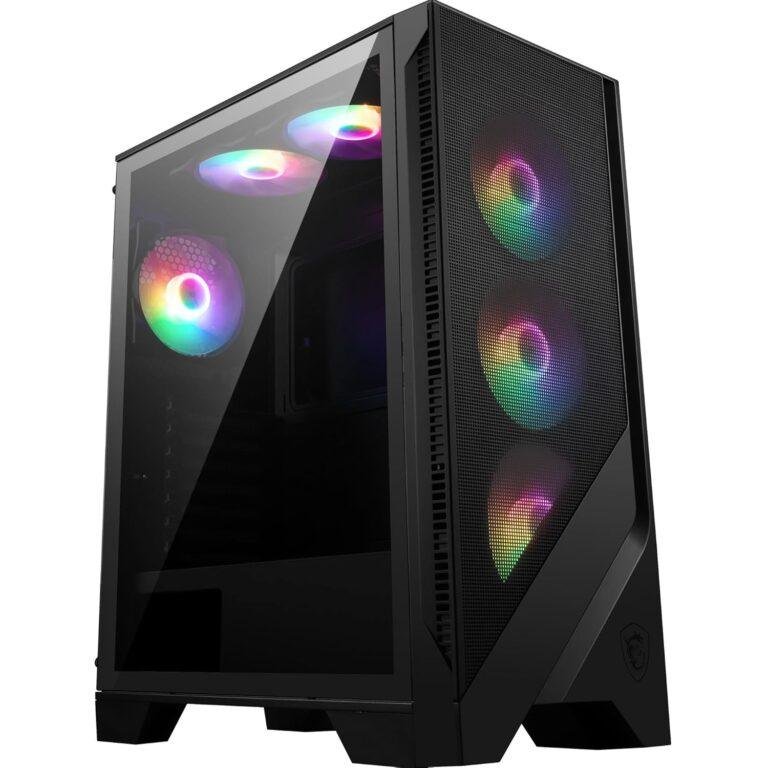 MSI MAG FORGE 120A Airflow ATX 6 Fan Mid Tower Gaming Cabinet Black