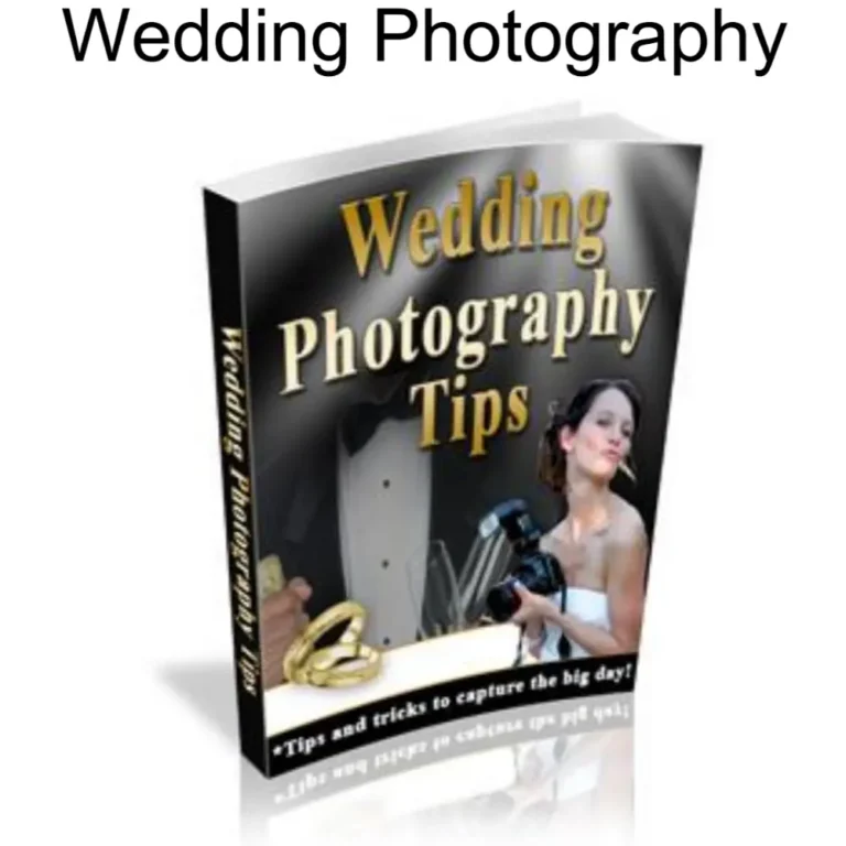 Wedding Photography Tips (eBook)