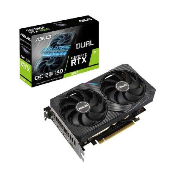 ASUS Dual Geforce RTX 3060 V2 OC Edition 12GB GDDR6 Graphics Card