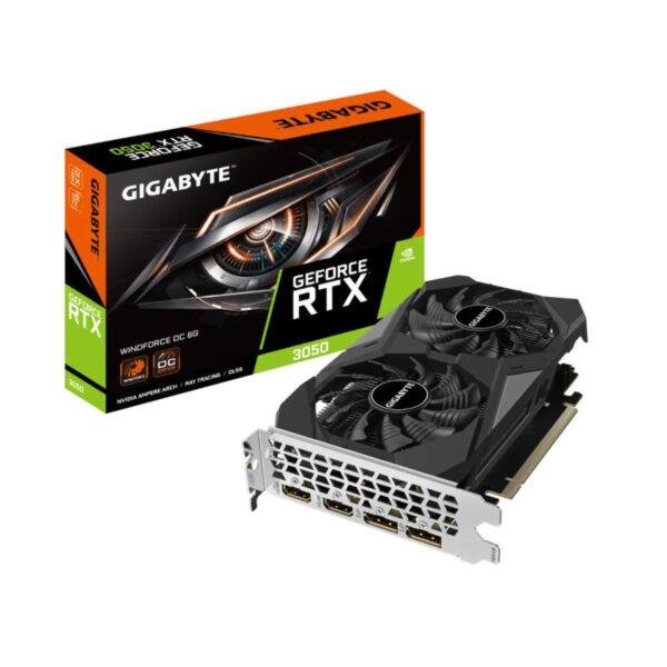 Gigabyte Geforce RTX 3050 Windforce OC 6GB GDDR6 Graphics Card