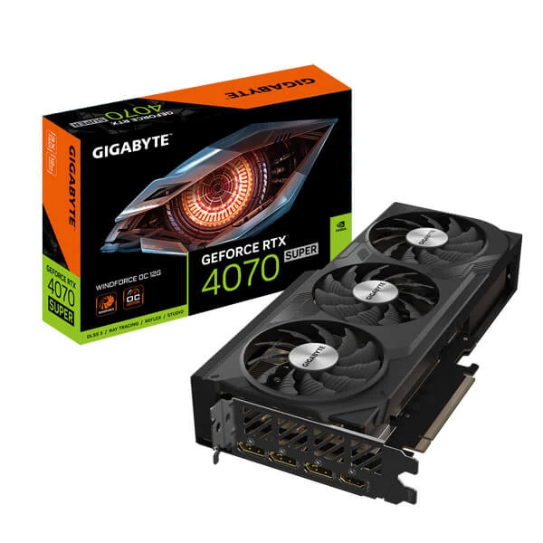 Gigabyte Geforce RTX 4070 SUPER Windforce OC 12G Graphics Card